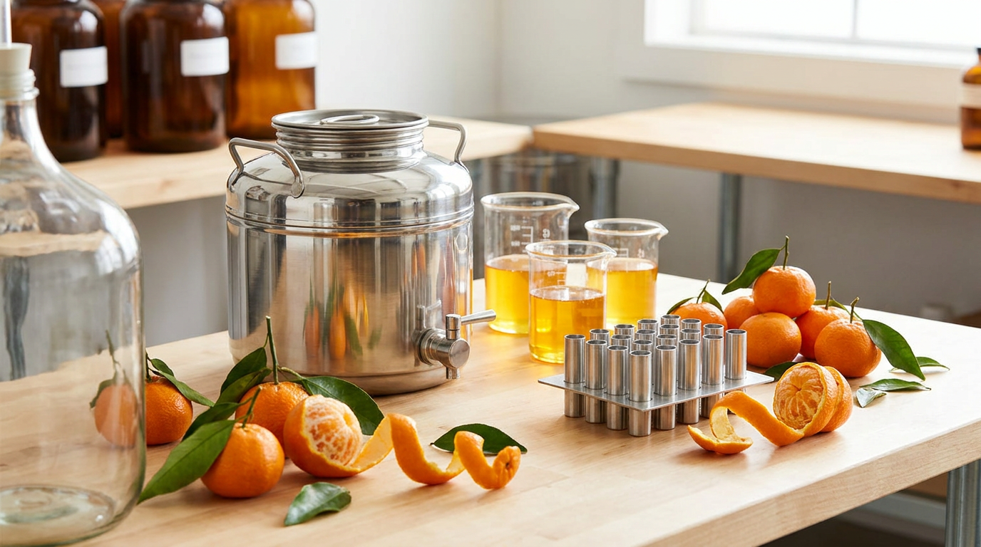 Tangerine Essential Oil for Lip Care Manufacturing